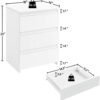 ayfdegt 2pcs 3 drawer nightstands white bedside tables with space modern bedside cabinet units with sturdy base small bedside cupboards for bedroom small space ayfdegt 2pcs 3 drawer nightstands white bedside tables with space modern bedside cabinet units with sturdy base small bedside cupboards for bedroom small space