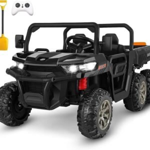 6 wheel 24v utv ride on with dump bed and 4wd power