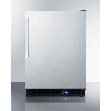 frost free built in undercounter all freezer for residential or commercial use, with stainless steel wrapped exterior and thin handle frost free built in undercounter all freezer for residential or commercial use, with stainless steel wrapped exterior and thin handle