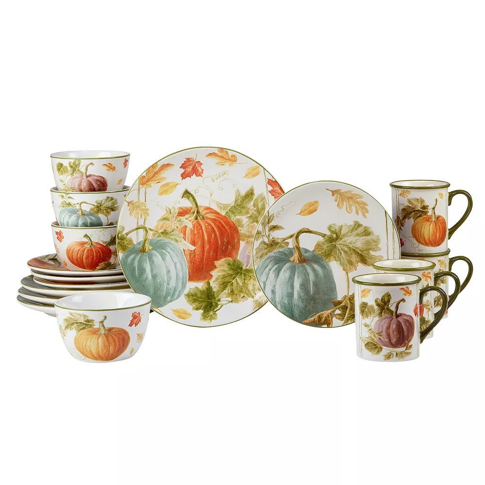 certified international autumn harvest 16 pc. dinnerware set certified international autumn harvest 16 pc. dinnerware set