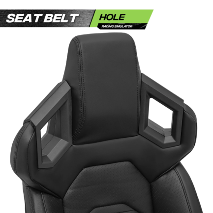 magshion ergonomic racing seat, racing simulator game seat with adjustable slide, leather racing seat for racing simulator cockpit, black magshion ergonomic racing seat, racing simulator game seat with adjustable slide, leather racing seat for racing simulator cockpit, black