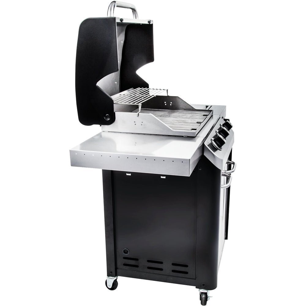 char broil – signature gas grill – silver/black char broil – signature gas grill – silver/black