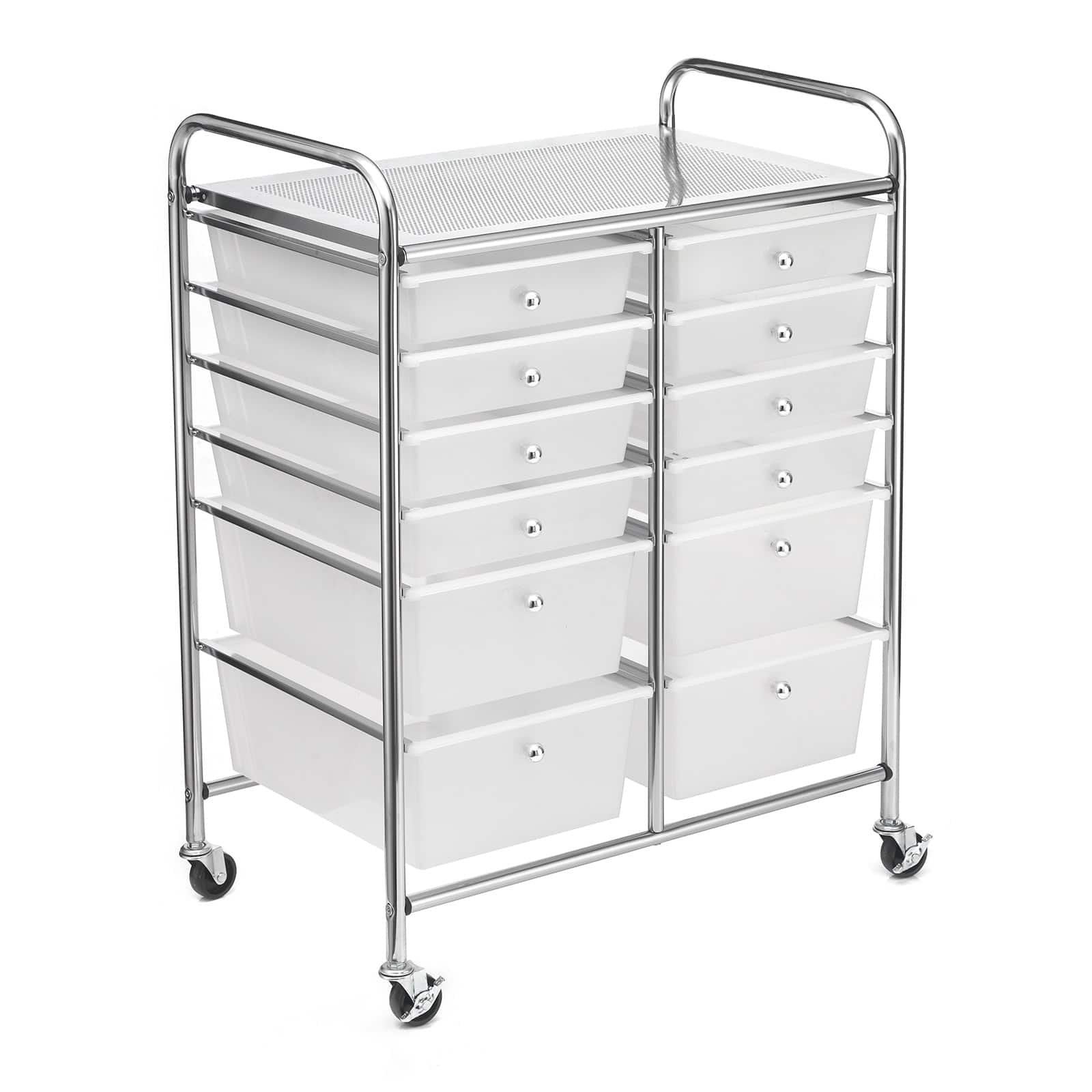 simply tidy clear 12 drawer rolling cart simply tidy clear 12 drawer rolling cart