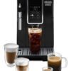 de’longhi – dinamica espresso machine with 15 bars of pressure and milk frother – black/stainless de’longhi – dinamica espresso machine with 15 bars of pressure and milk frother – black/stainless