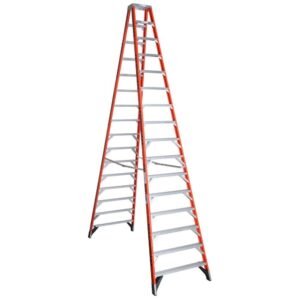 16 ft. type ia fiberglass twin ladder