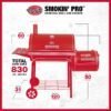 char griller 1224 smokin square charcoal char griller 1224 smokin square charcoal