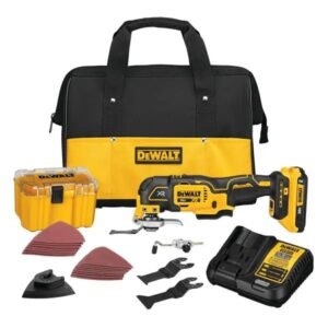 dewalt 20v max xr brushless cordless 3 speed oscillating multi tool kit