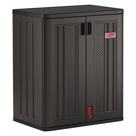suncast 36 inch storage cabinet locker for garage and shed, black suncast 36 inch storage cabinet locker for garage and shed, black
