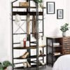 ayfdegt 3 in 1 entryway coat rack industrial hall tree corner cloth rack with bench hallway coat and shoe rack for corner entryway organizer with metal shoe for hallway corner entran ayfdegt 3 in 1 entryway coat rack industrial hall tree corner cloth rack with bench hallway coat and shoe rack for corner entryway organizer with metal shoe for hallway corner entran