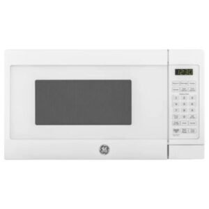 Store ge jes1072dmww 0.7 cu. ft. small countertop microwave in white