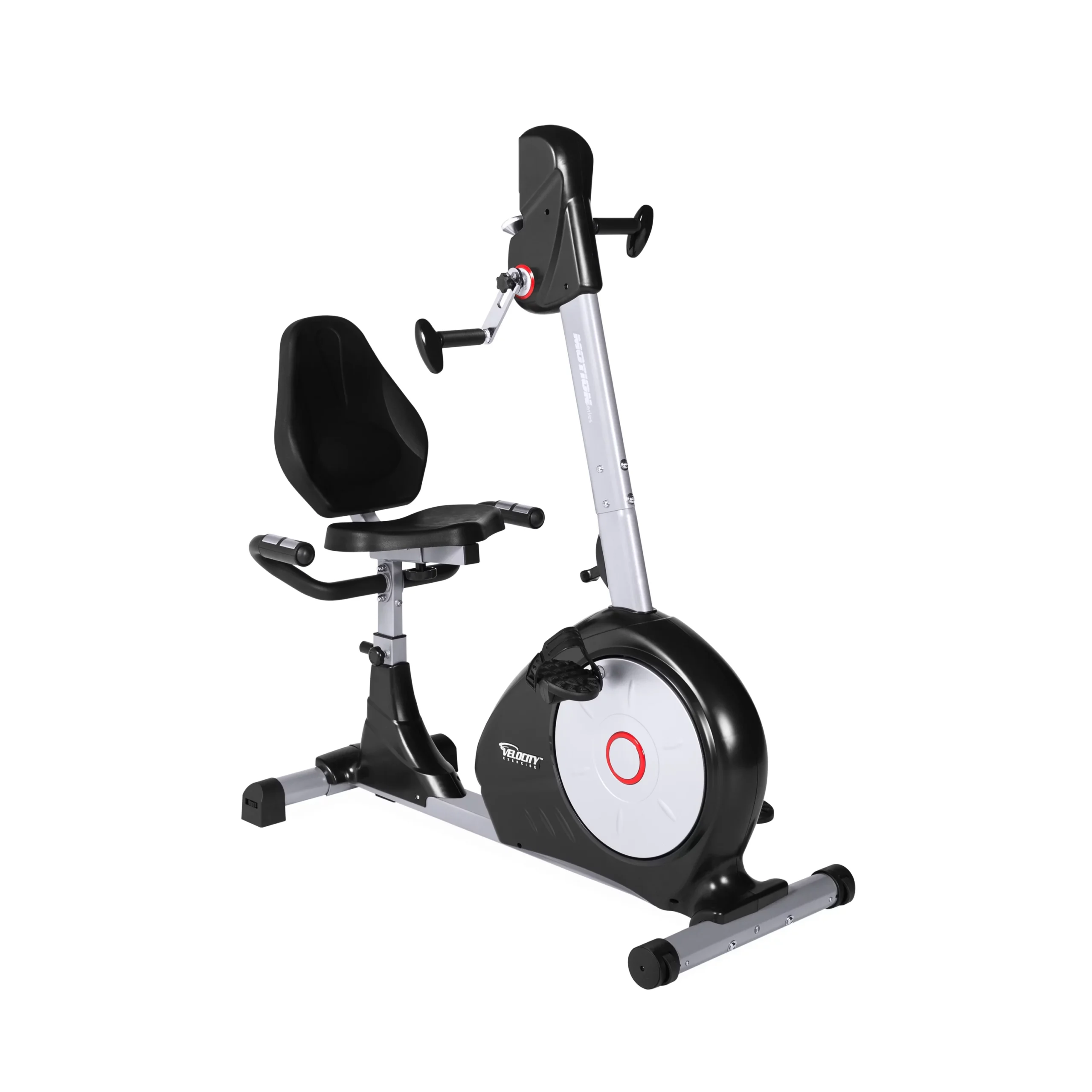 velocity dual motion recumbent exercise bike – black velocity dual motion recumbent exercise bike – black
