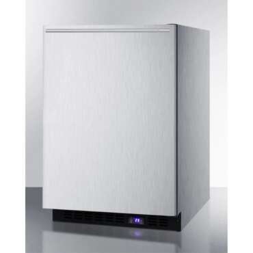 frost free built in undercounter all freezer for residential or commercial use, with stainless steel wrapped exterior and horizontal handle frost free built in undercounter all freezer for residential or commercial use, with stainless steel wrapped exterior and horizontal handle