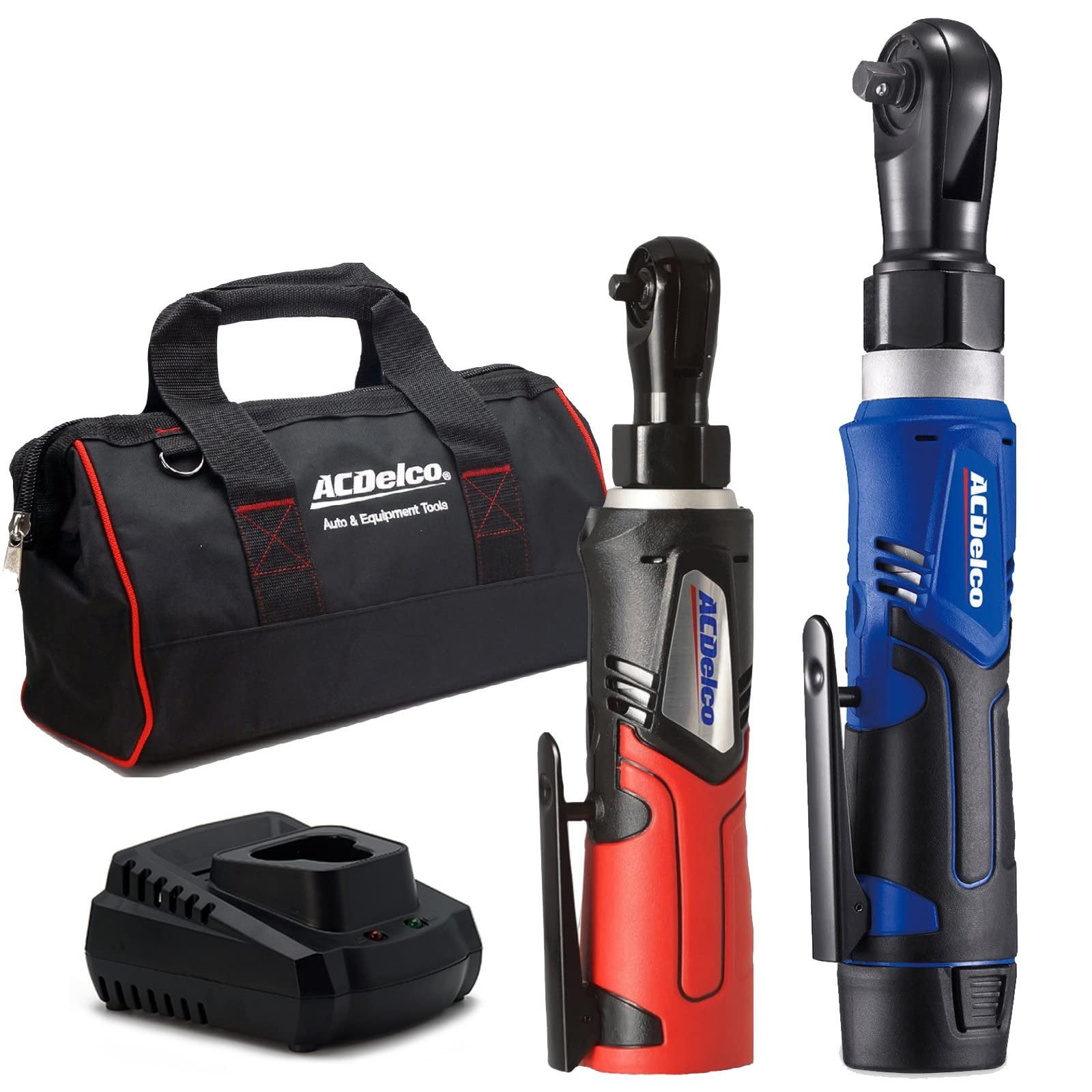 acdelco arw1209 k9 g12 series 12v li ion cordless u00bcu201d & 3/8u201d ratchet wrench combo tool kit with canvas bag acdelco arw1209 k9 g12 series 12v li ion cordless u00bcu201d & 3/8u201d ratchet wrench combo tool kit with canvas bag