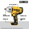 dewalt 20v max xr 1/2″ high torque impact wrench, cordless, detent anvil, tool only (dcf899b) dewalt 20v max xr 1/2″ high torque impact wrench, cordless, detent anvil, tool only (dcf899b)