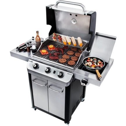 char broil – signature gas grill – silver/black char broil – signature gas grill – silver/black