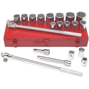 performance tool 21 piece sae 3/4″ drive socket set pmw1180
