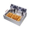 bornmio 【replace the old encoding 64372676】eh83o 110v oil consumption 12.7qt/12l oil pan total capacity 23.26qt/22l stainless steel large single cylinder electric fryer 5000w max bornmio 【replace the old encoding 64372676】eh83o 110v oil consumption 12.7qt/12l oil pan total capacity 23.26qt/22l stainless steel large single cylinder electric fryer 5000w max