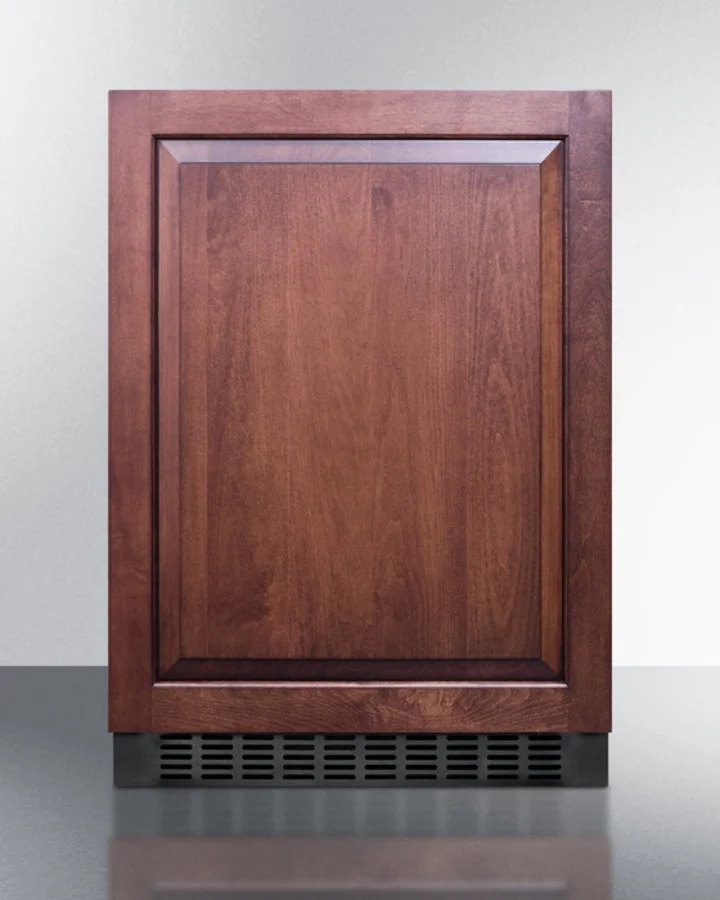 24″ wide built in all refrigerator (panel not included), black cabinet 24″ wide built in all refrigerator (panel not included), black cabinet