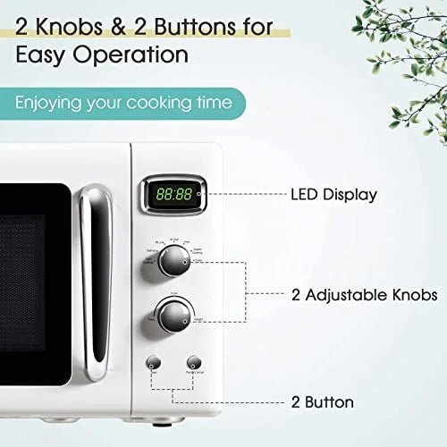 arlime retro microwave, 900w/0.9cu.ft, small countertop microwave w/defrost & auto cooking, led display, pull handle, easy clean stainless steel interior, child lock, etl certification, microwave oven arlime retro microwave, 900w/0.9cu.ft, small countertop microwave w/defrost & auto cooking, led display, pull handle, easy clean stainless steel interior, child lock, etl certification, microwave oven