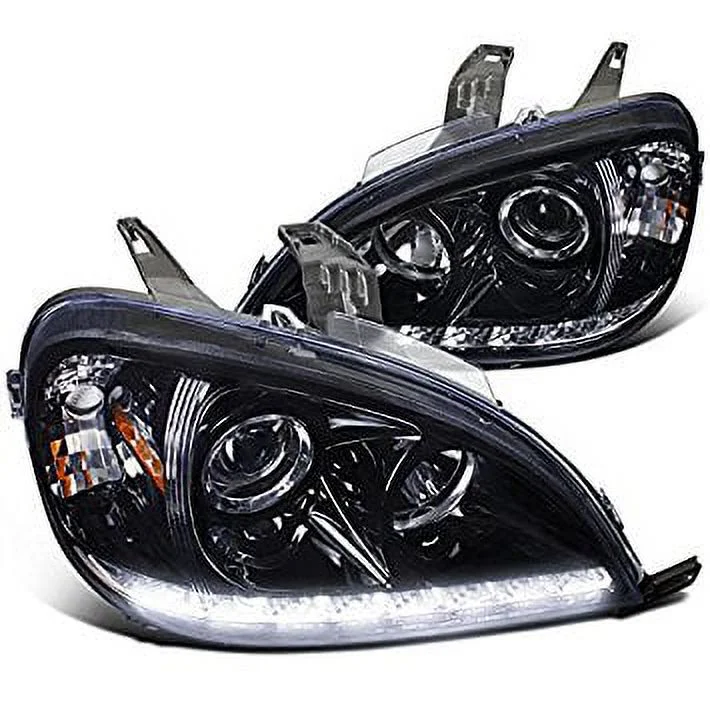 spec d tuning 2lhp bw16302g tm benz w163 ml320/350/55 glossy black smd led drl projector headlights spec d tuning 2lhp bw16302g tm benz w163 ml320/350/55 glossy black smd led drl projector headlights