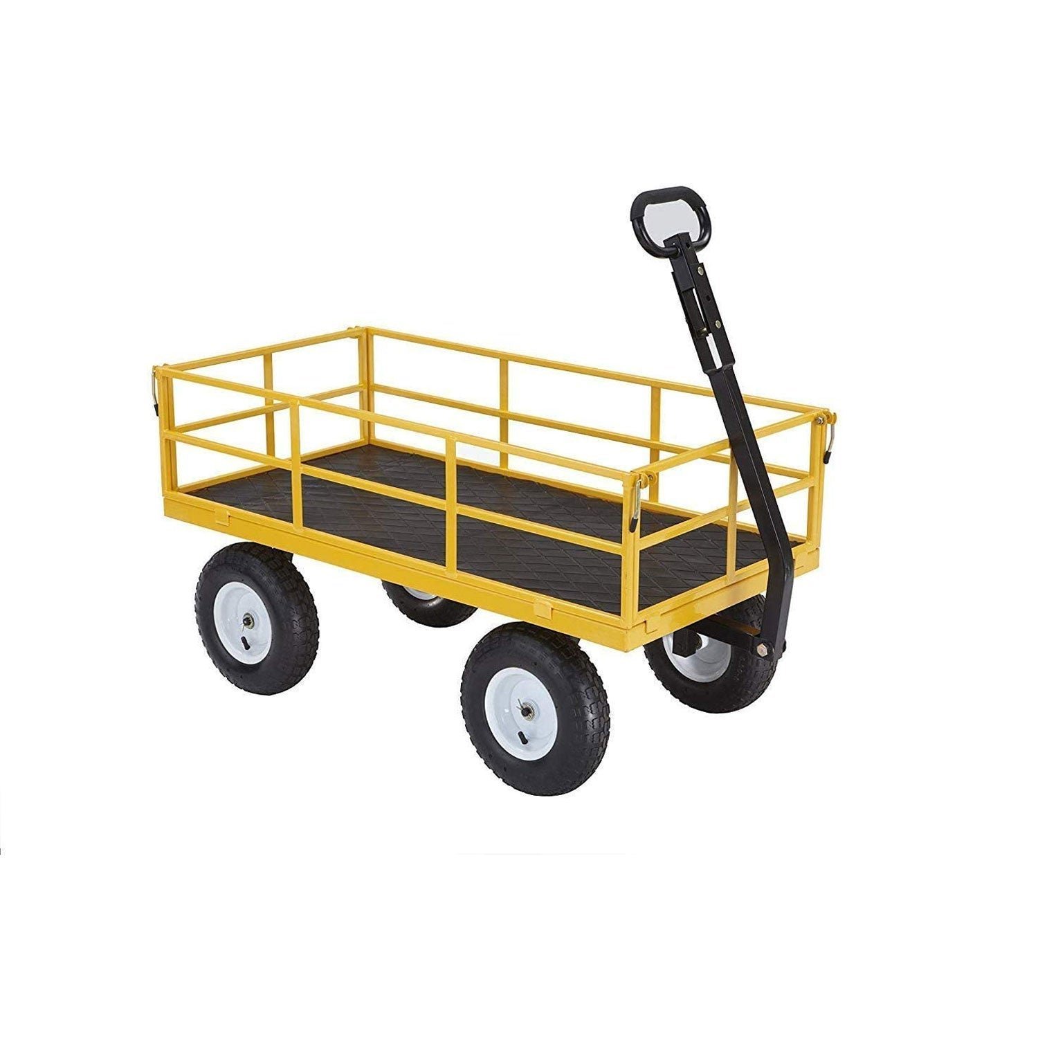gorilla carts 1200 pound capacity steel utility cart wagon with removable sides gorilla carts 1200 pound capacity steel utility cart wagon with removable sides
