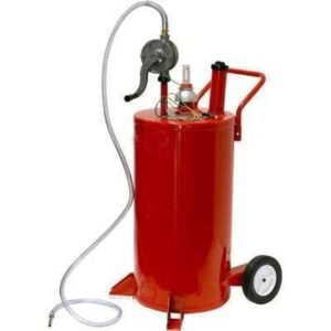 portable rolling diesel bulk fuel gas transfer storage pump oil tank on wheels