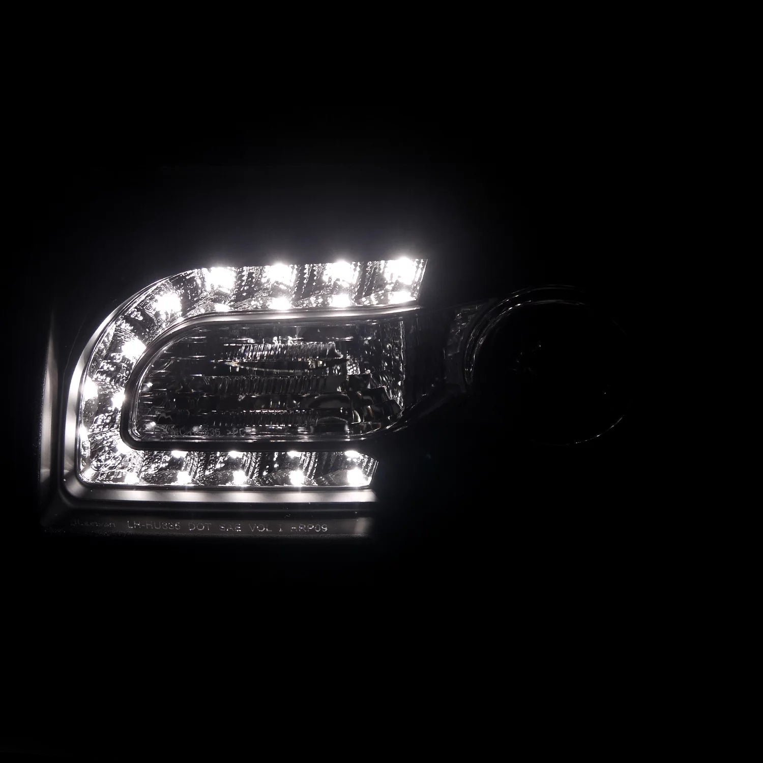 spec d tuning black led strip projector headlights compatible with 2005 2010 chrysler 300c/300c awd/hemi/srt 8, left + right pair headlamps assembly spec d tuning black led strip projector headlights compatible with 2005 2010 chrysler 300c/300c awd/hemi/srt 8, left + right pair headlamps assembly