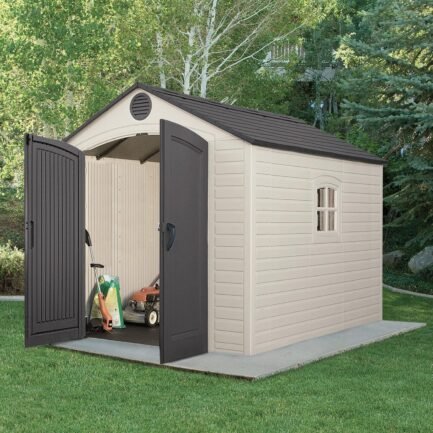 lifetime 8 x 10 ft. outdoor storage shed lifetime 8 x 10 ft. outdoor storage shed