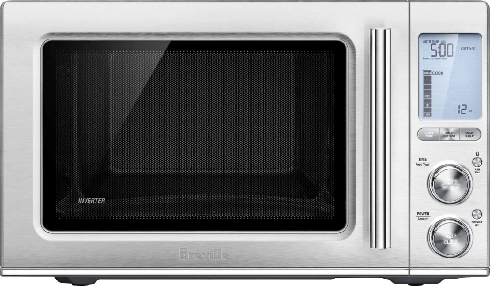 breville – the smooth wave™ 1.2 cu. ft. microwave – stainless steel breville – the smooth wave™ 1.2 cu. ft. microwave – stainless steel