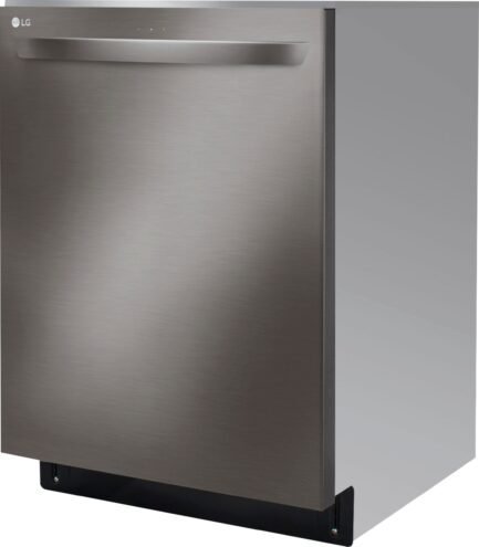 lg – 24″ top control built in smart wifi enabled dishwasher with stainless steel tub, quadwash, and 3rd rack – black stainless steel lg – 24″ top control built in smart wifi enabled dishwasher with stainless steel tub, quadwash, and 3rd rack – black stainless steel