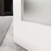 30 in. x 80 in. x 1 3/8 in. frosted glass 1 lite shaker primed solid wood core interior door slab 30 in. x 80 in. x 1 3/8 in. frosted glass 1 lite shaker primed solid wood core interior door slab