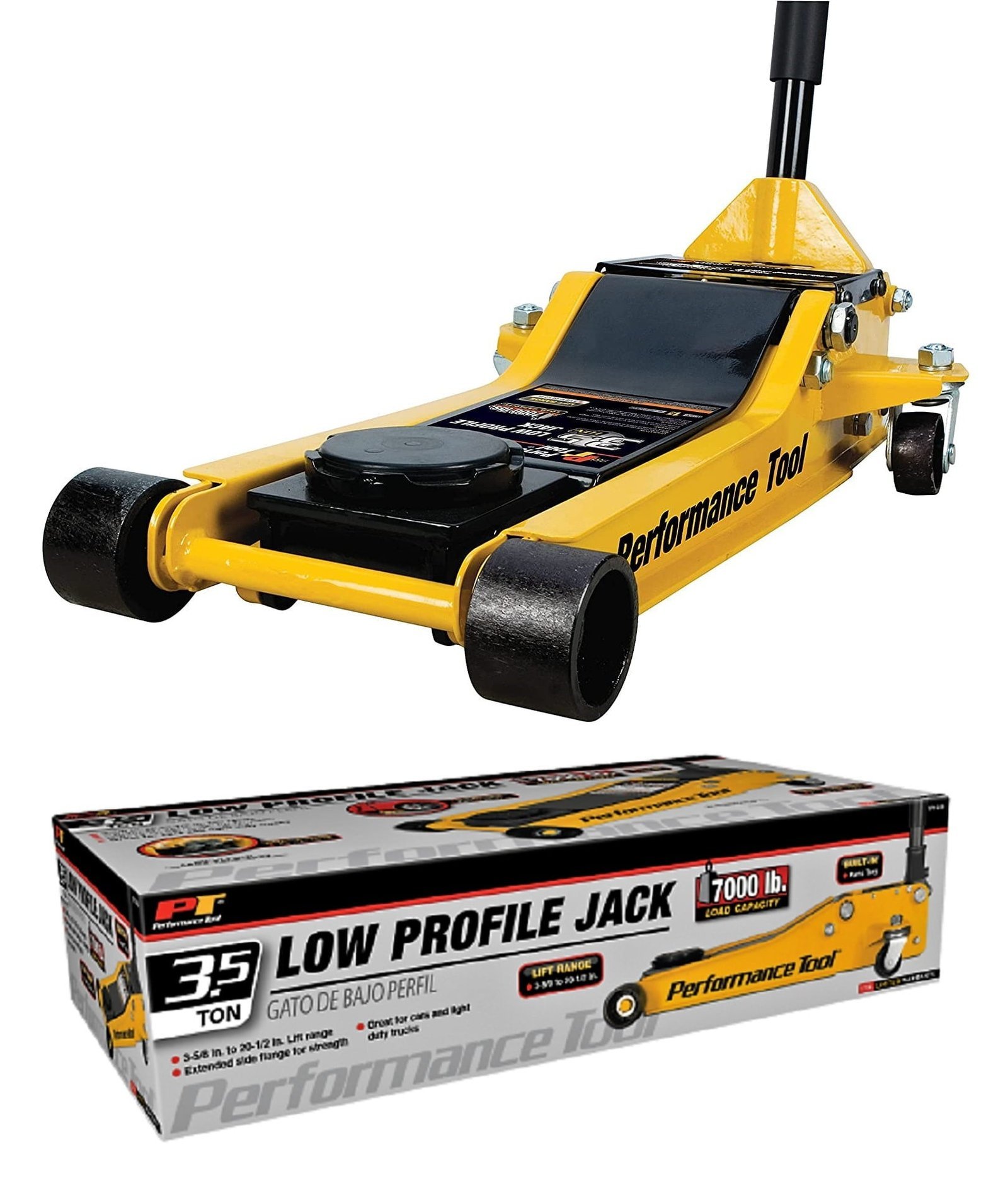 performance tool w1645 3.5 ton 7,000 lbs low profile jack, 3 1/2″ to 20 1/2″ lift performance tool w1645 3.5 ton 7,000 lbs low profile jack, 3 1/2″ to 20 1/2″ lift