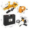 bentism 3 ton electric scissor car jack floor jack lift w/impact wrench & inflator pump bentism 3 ton electric scissor car jack floor jack lift w/impact wrench & inflator pump