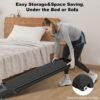 bigzzia 2 in 1 under desk treadmill, 2.5hp no installation portable handrail treadmills running machine, 6.25mph, treadmill with led display and wireless remote control for home/office, 265 lb bigzzia 2 in 1 under desk treadmill, 2.5hp no installation portable handrail treadmills running machine, 6.25mph, treadmill with led display and wireless remote control for home/office, 265 lb