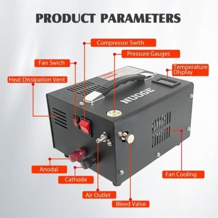 nuoge pcp air compressor,4500psi 12v dc or 110v ac w/converter paintball/scuba tank compressor pump nuoge pcp air compressor,4500psi 12v dc or 110v ac w/converter paintball/scuba tank compressor pump