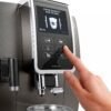 de’longhi – dinamica plus fully automatic espresso machine with built in grinder – titanium de’longhi – dinamica plus fully automatic espresso machine with built in grinder – titanium