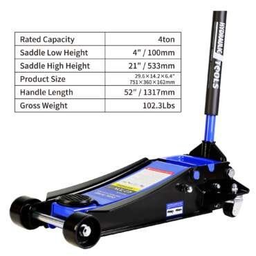 cqsxda floor jack, 4 ton low profile floor jack, heavy duty steel racing floor jack with dual piston quick lift pump, floor jack lifting range 4″ 21″ cqsxda floor jack, 4 ton low profile floor jack, heavy duty steel racing floor jack with dual piston quick lift pump, floor jack lifting range 4″ 21″
