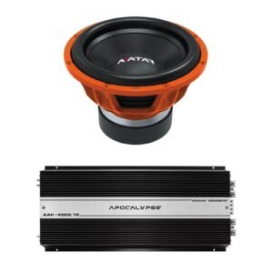 deaf bonce car audio 15″ 2ohm avatar subwoofer stu 1546 d2&monoblock amp package new
