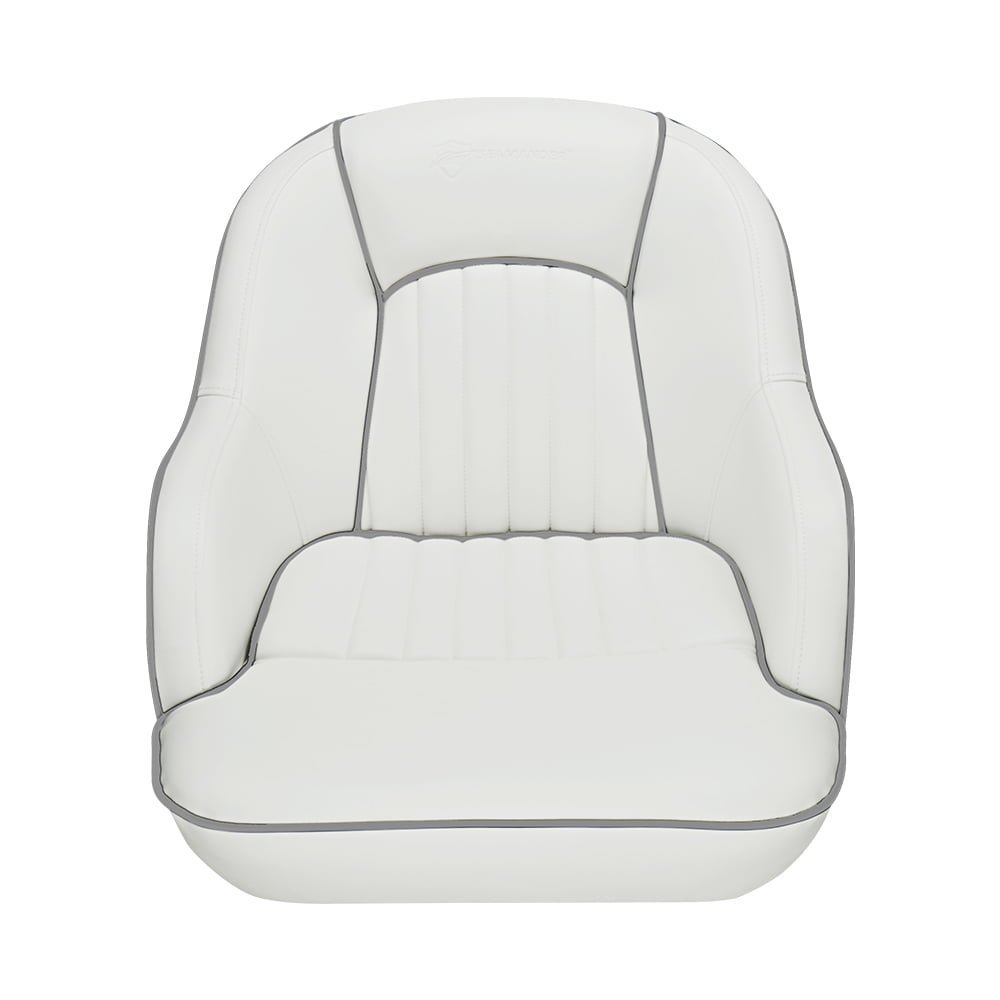 seamander s1040 series premier pontoon furniture bucket seat�� captain seat�� colors white/gray seamander s1040 series premier pontoon furniture bucket seat�� captain seat�� colors white/gray