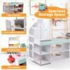 brinjoy grocery store pretend play, kids play store wooden market stand with led lights&acrylic sheet, supermarket toy includes shopping bag, apron, coupons, cards for children brinjoy grocery store pretend play, kids play store wooden market stand with led lights&acrylic sheet, supermarket toy includes shopping bag, apron, coupons, cards for children