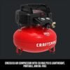 craftsman 6 gal. pancake portable brad nailer and air compressor combo kit 150 psi 0.8 hp – case of: 1 craftsman 6 gal. pancake portable brad nailer and air compressor combo kit 150 psi 0.8 hp – case of: 1