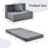 asdrfyu 6 inch folding sofa bed couch with pillow tri fold mattress with high density foam foldable floor couch with headrest portable guest bed with zippered & washable cover gre asdrfyu 6 inch folding sofa bed couch with pillow tri fold mattress with high density foam foldable floor couch with headrest portable guest bed with zippered & washable cover gre