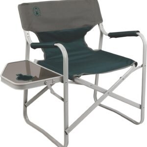 coleman outpost breeze portable folding deck chair with side table💝 last day for clearance