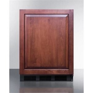 32.25 x 23.63 x 23 in. ada compliant built in undercounter all refrigerator, black cabinet