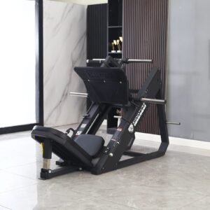 balancefrom commercial grade plate loaded adjustable leg press machine with extra plate storage, 1000 pound capacity