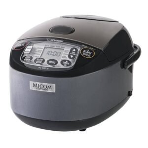5.5 cup umami micom rice cooker & warmer â metallic black