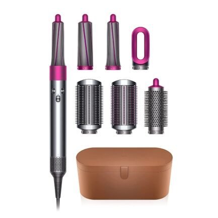 Store dyson airwrap complete : high quality airwrap hair style (nickel/fuchsia)