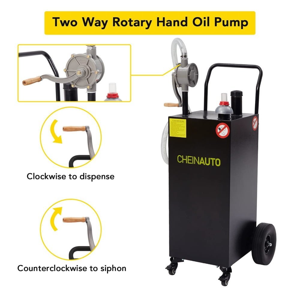 soonbuy 30 gallon portable gas caddy fuel storage tank large gasoline diesel can with 2 wheels for boat, atv, car, motorcycle – black soonbuy 30 gallon portable gas caddy fuel storage tank large gasoline diesel can with 2 wheels for boat, atv, car, motorcycle – black