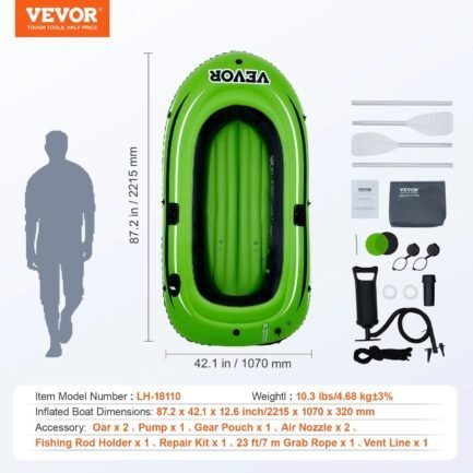 skyshalo 2 person pvc inflatable boat with aluminum oars and high output pump skyshalo 2 person pvc inflatable boat with aluminum oars and high output pump