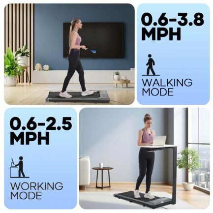 maxkare walking pad under desk treadmill with remote control 2.25hp 0.6 3.8mph for home office, 265lbs weight capacity maxkare walking pad under desk treadmill with remote control 2.25hp 0.6 3.8mph for home office, 265lbs weight capacity
